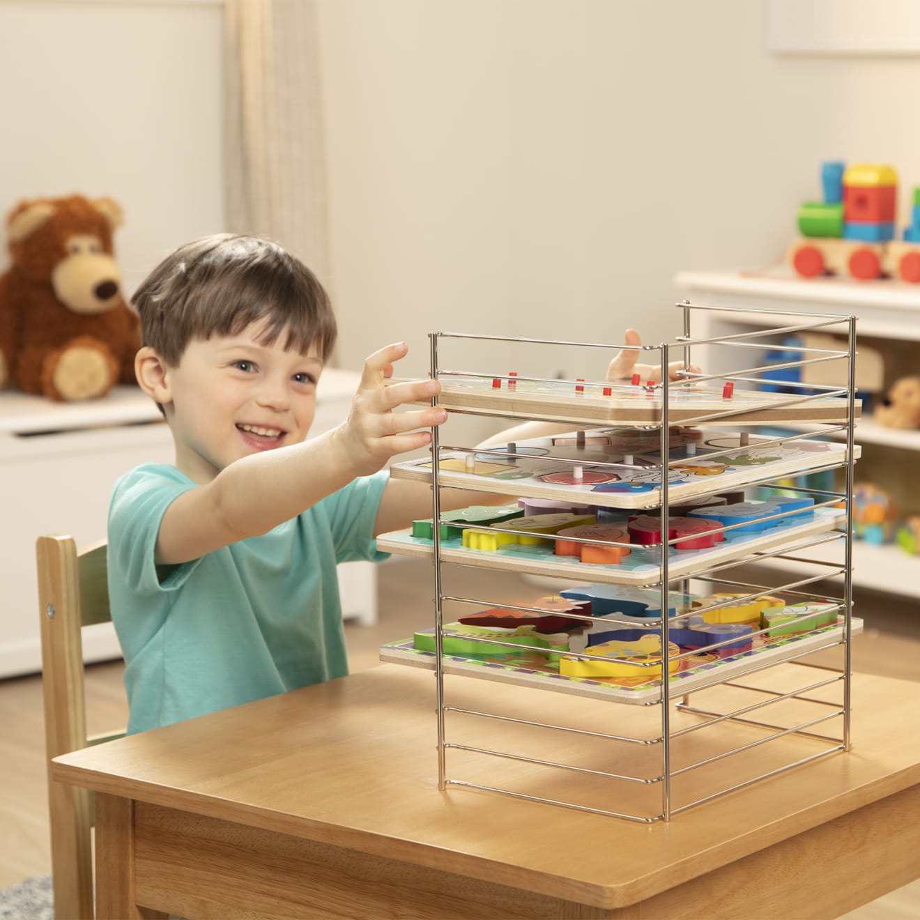 Multi-Fit Wire Puzzle Rack - Image 8