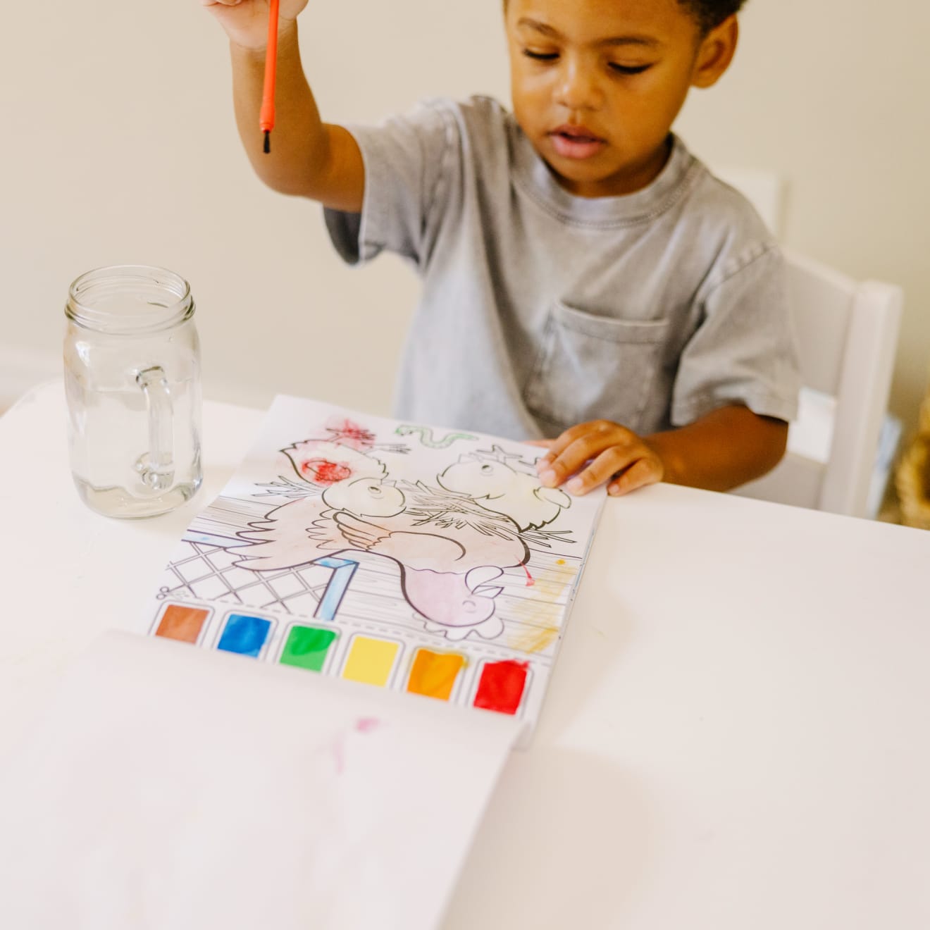 Farm Animals Paint with Water Kids' Art Pad - Image 2