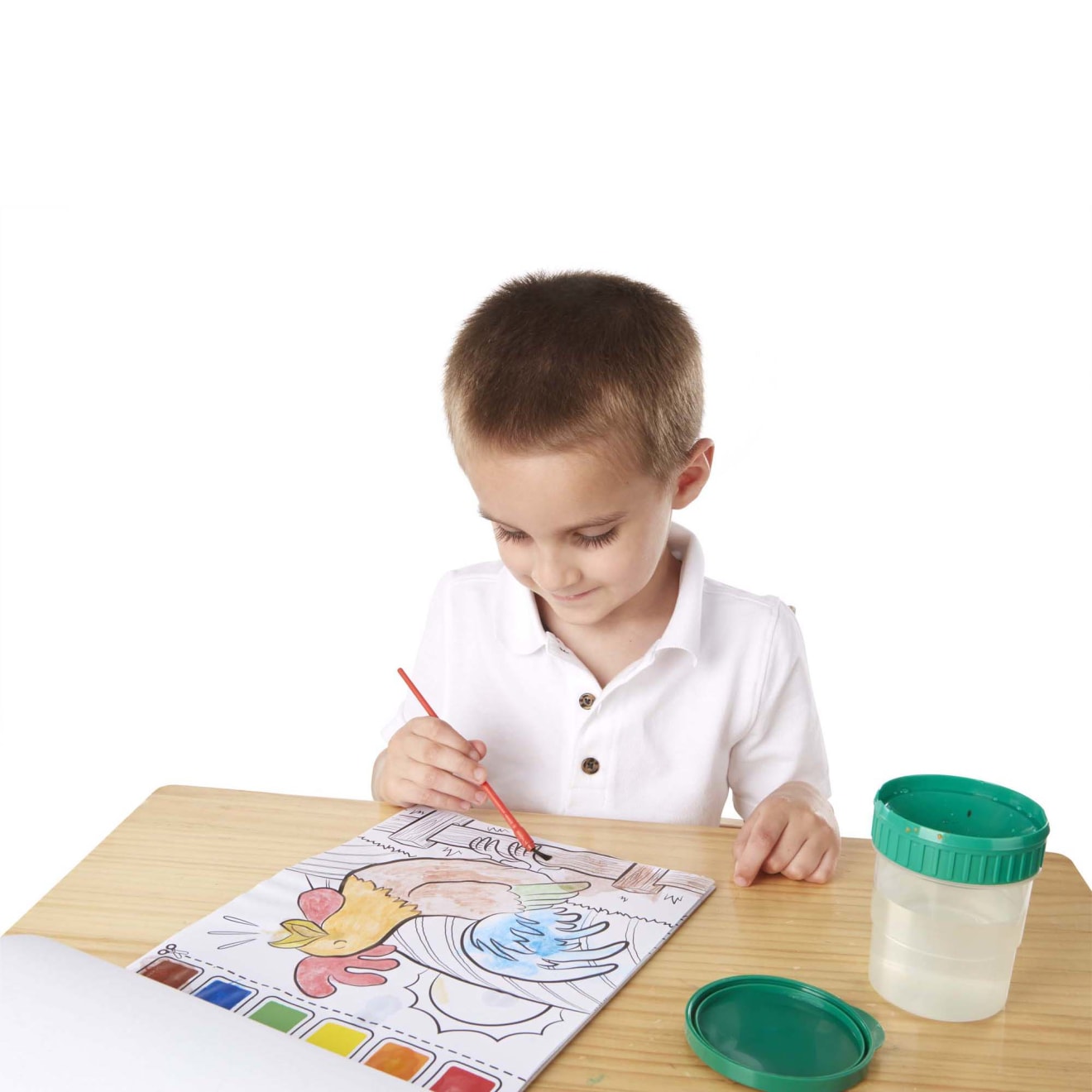 Farm Animals Paint with Water Kids' Art Pad - Image 8