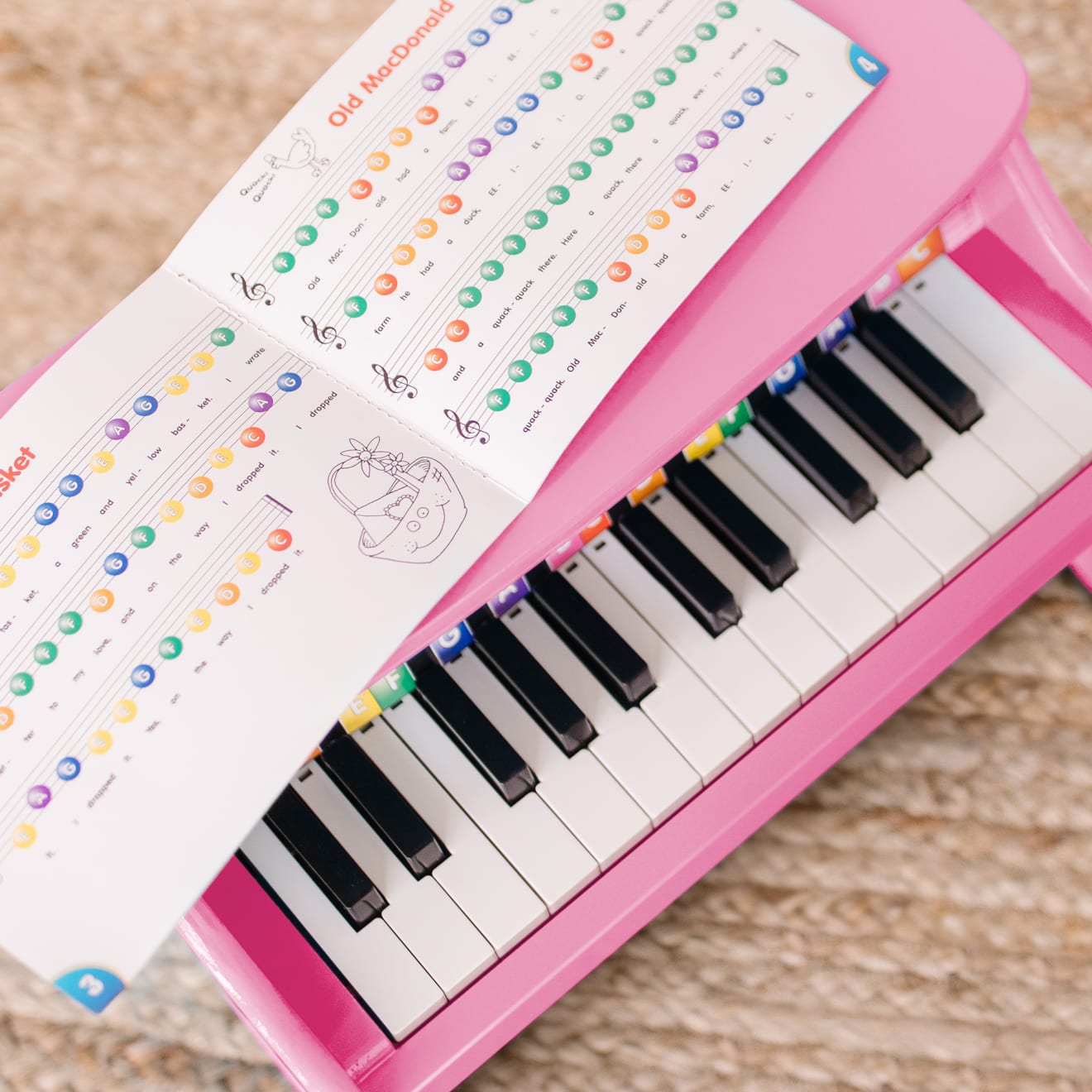 Learn-to-Play Pink Piano - Image 4