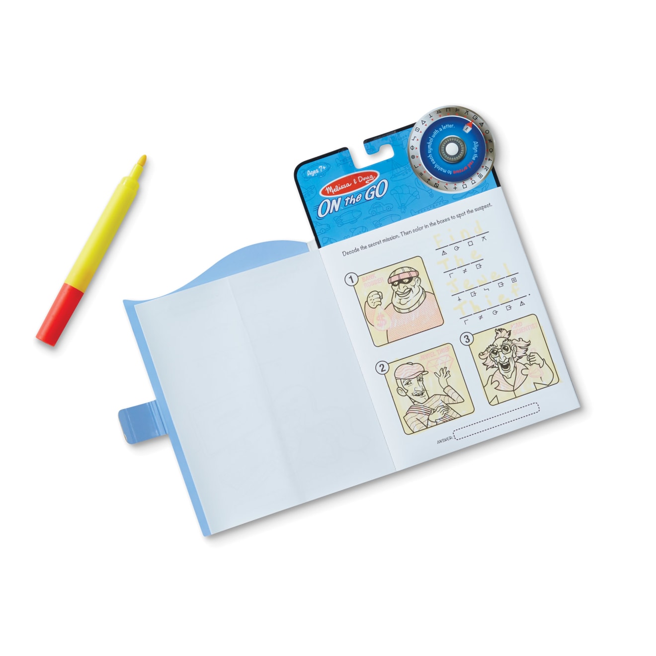 Secret Decoder Game Book - On the Go Travel Activity Book - Image 3