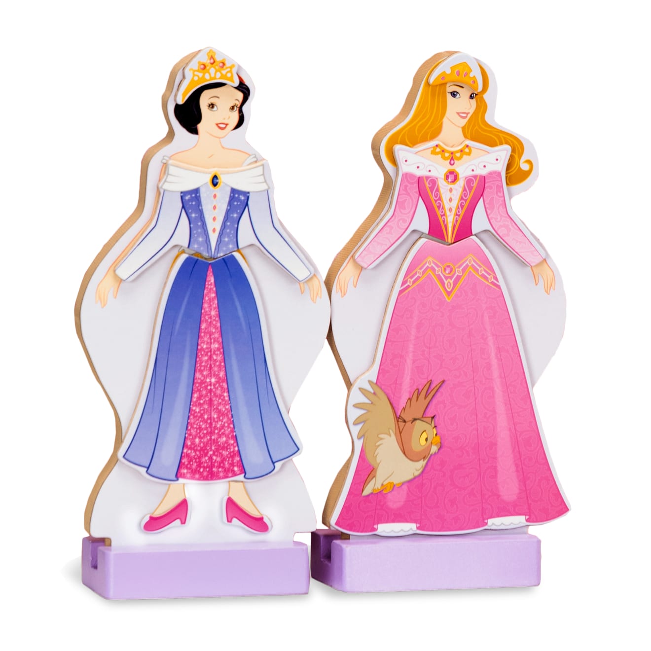 Sleeping Beauty & Snow White Wooden Magnetic Dress-Up - Image 9