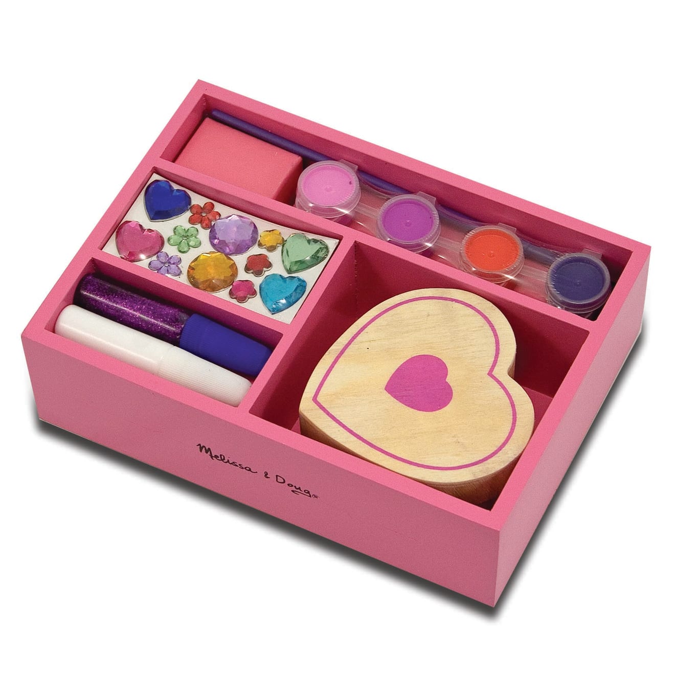 Decorate-Your-Own Wooden Heart Box - Image 9