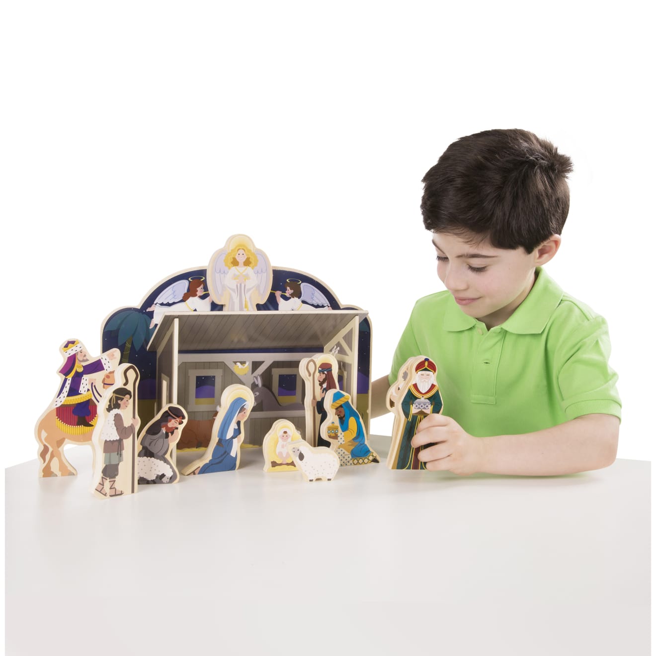 Wooden Christmas Nativity Set - Image 8