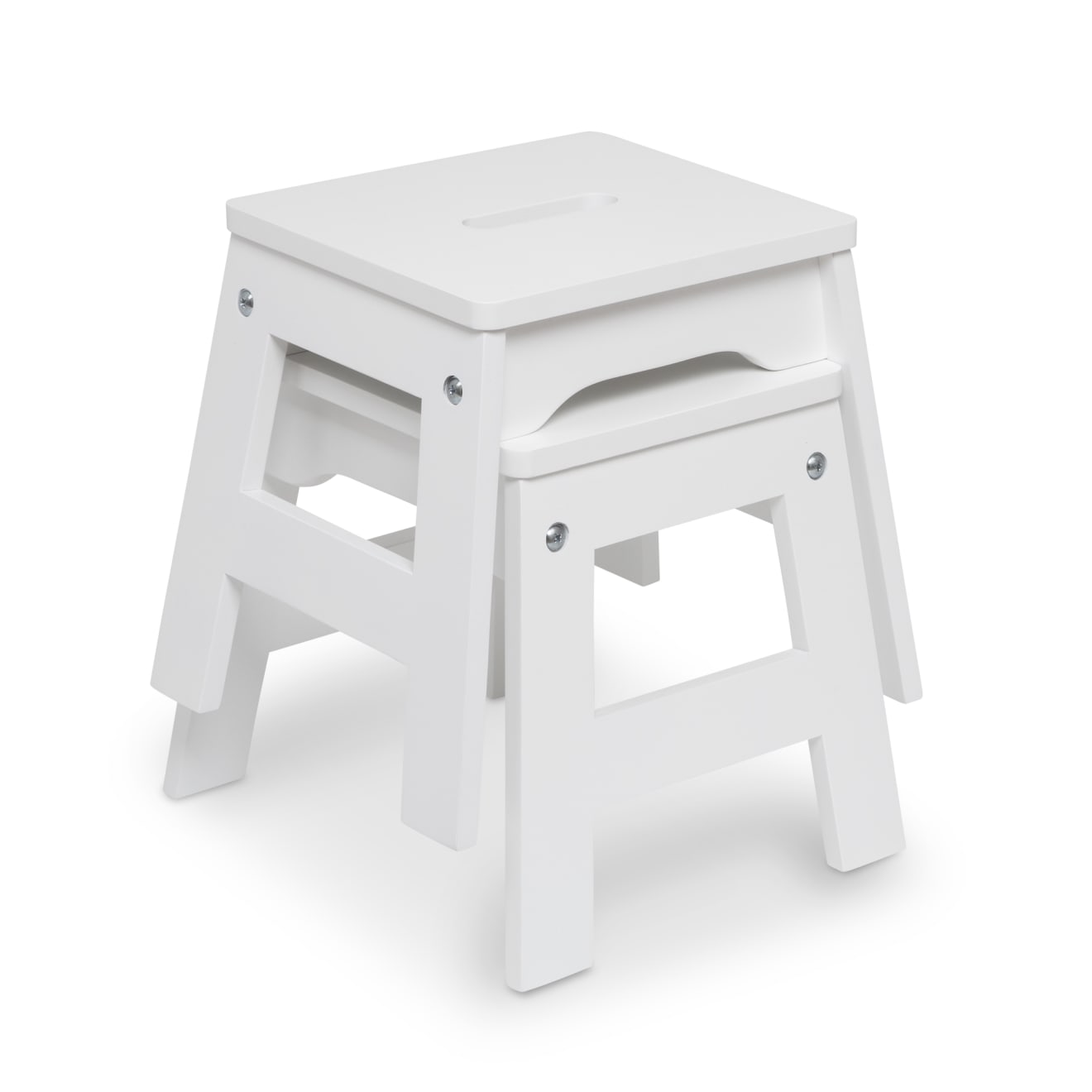 Wooden Stools – Set of 2 - Image 2