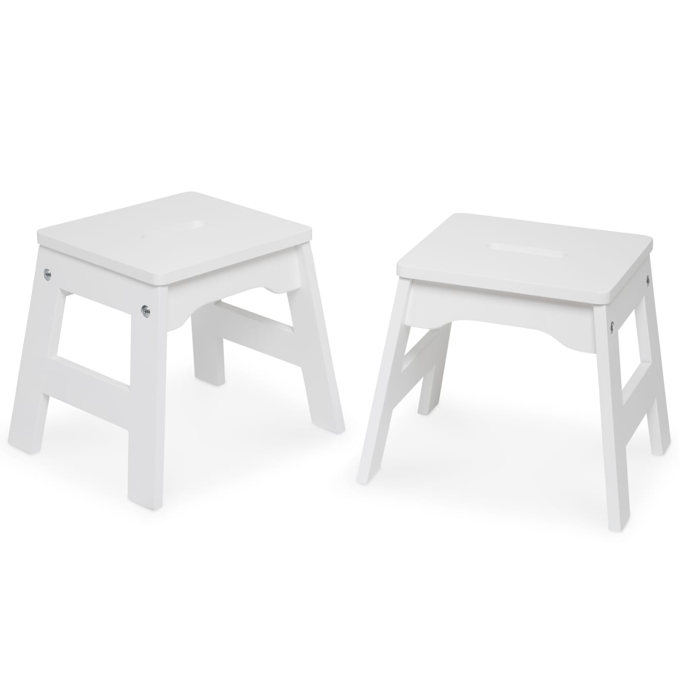Wooden Stools – Set of 2 - Image 4