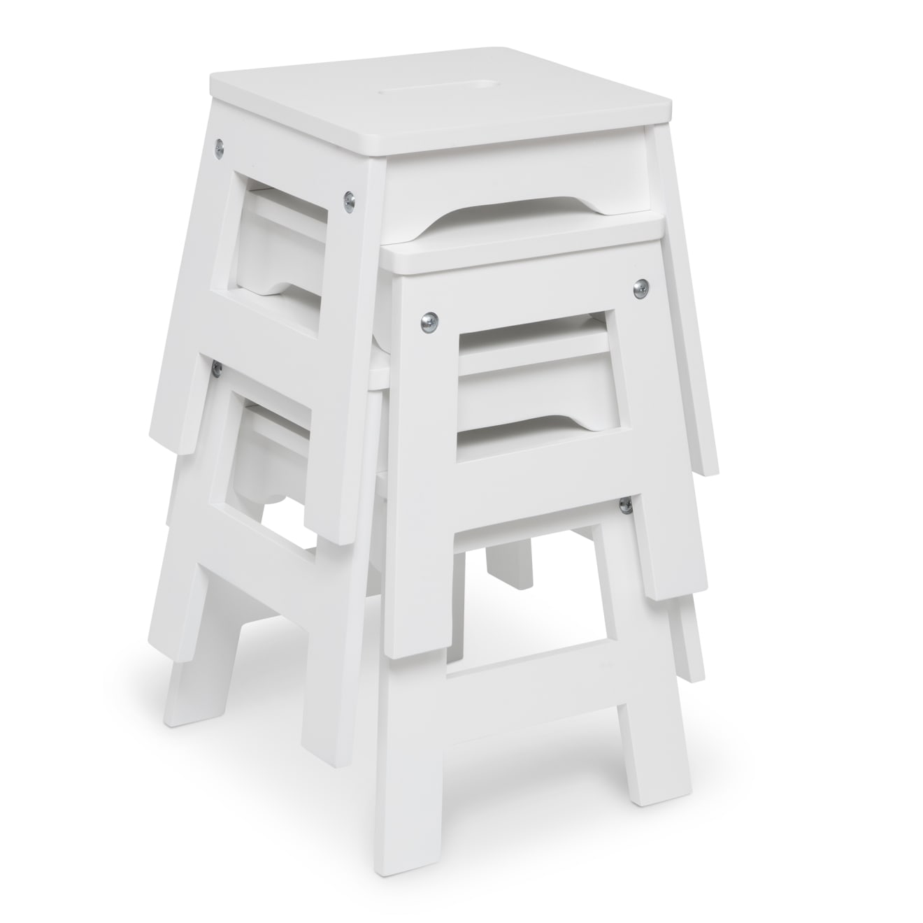 Wooden Stools – Set of 4 - Image 2