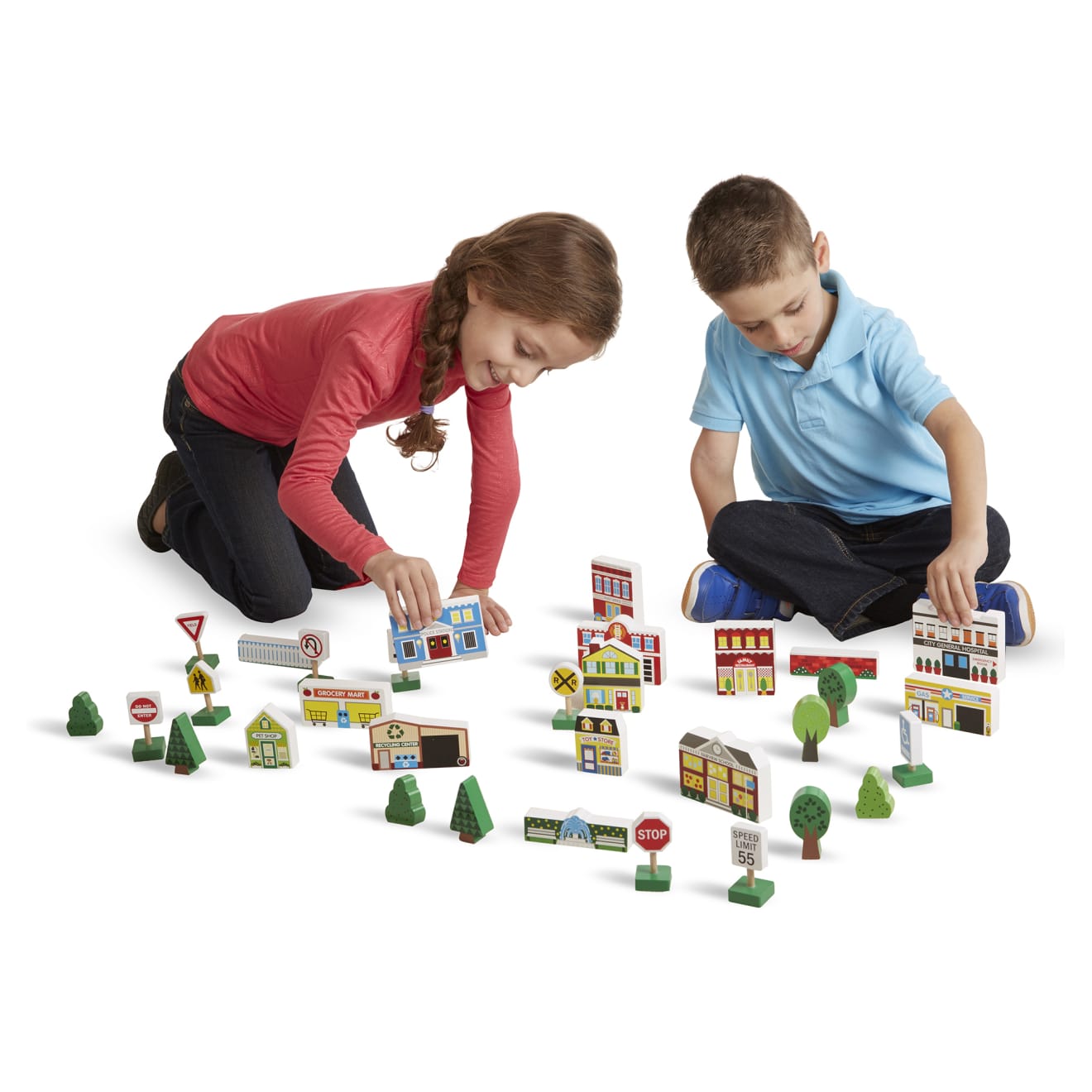 Wooden Town Play Set - Image 8
