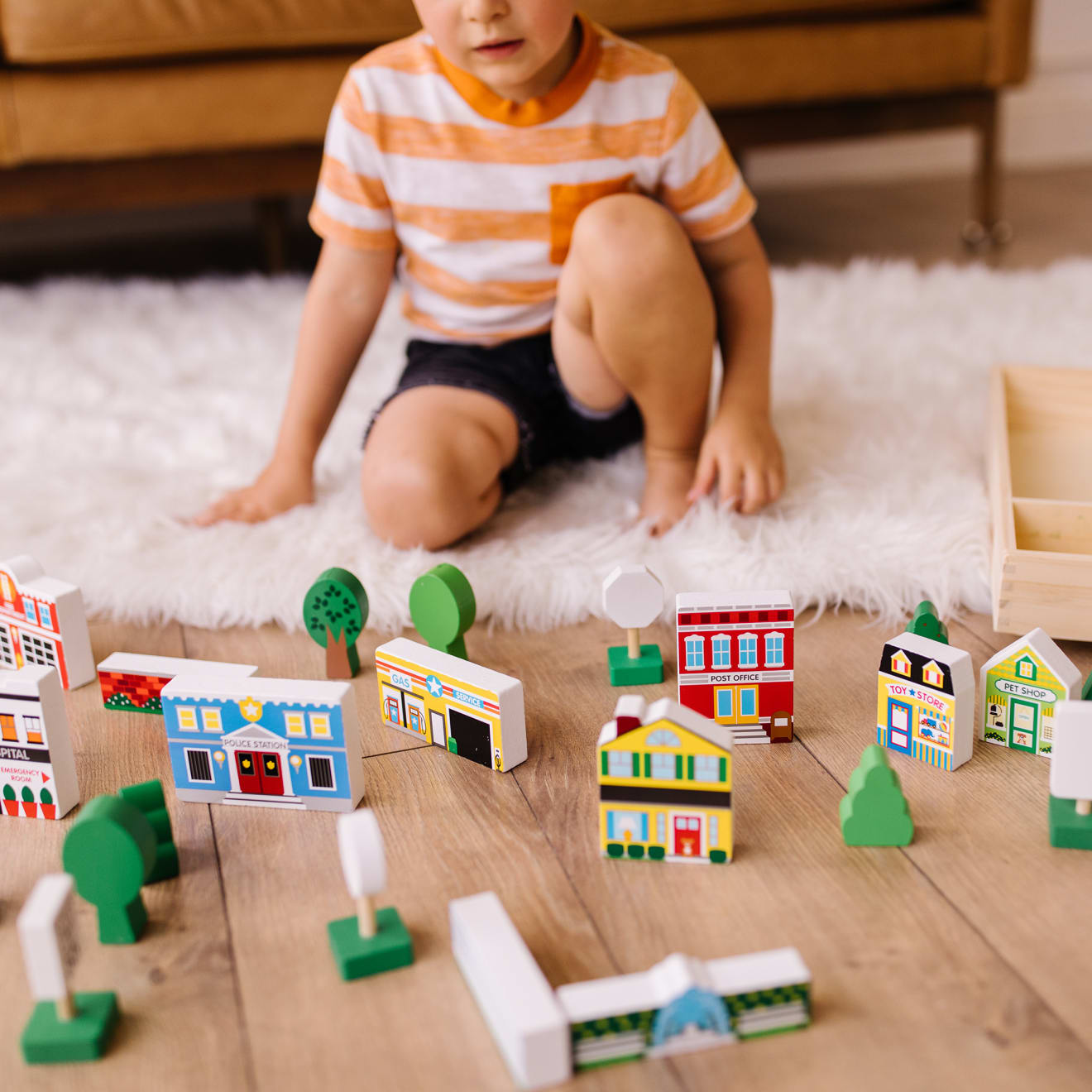 Wooden Town Play Set - Image 2