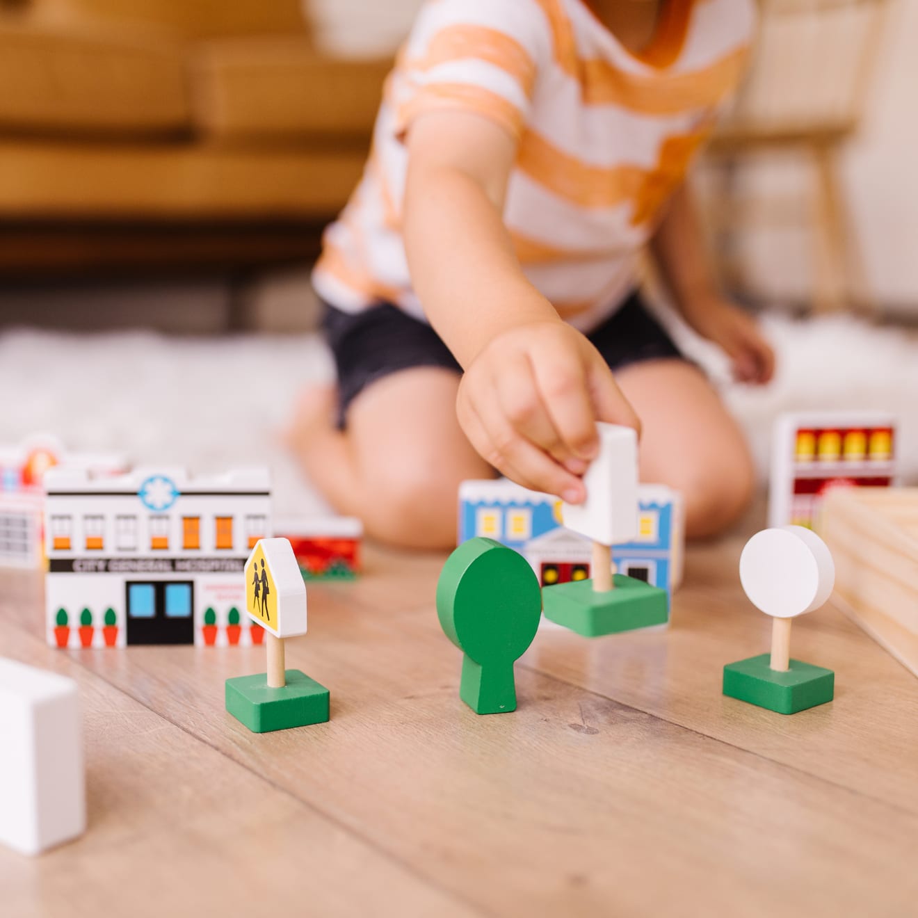 Wooden Town Play Set - Image 9