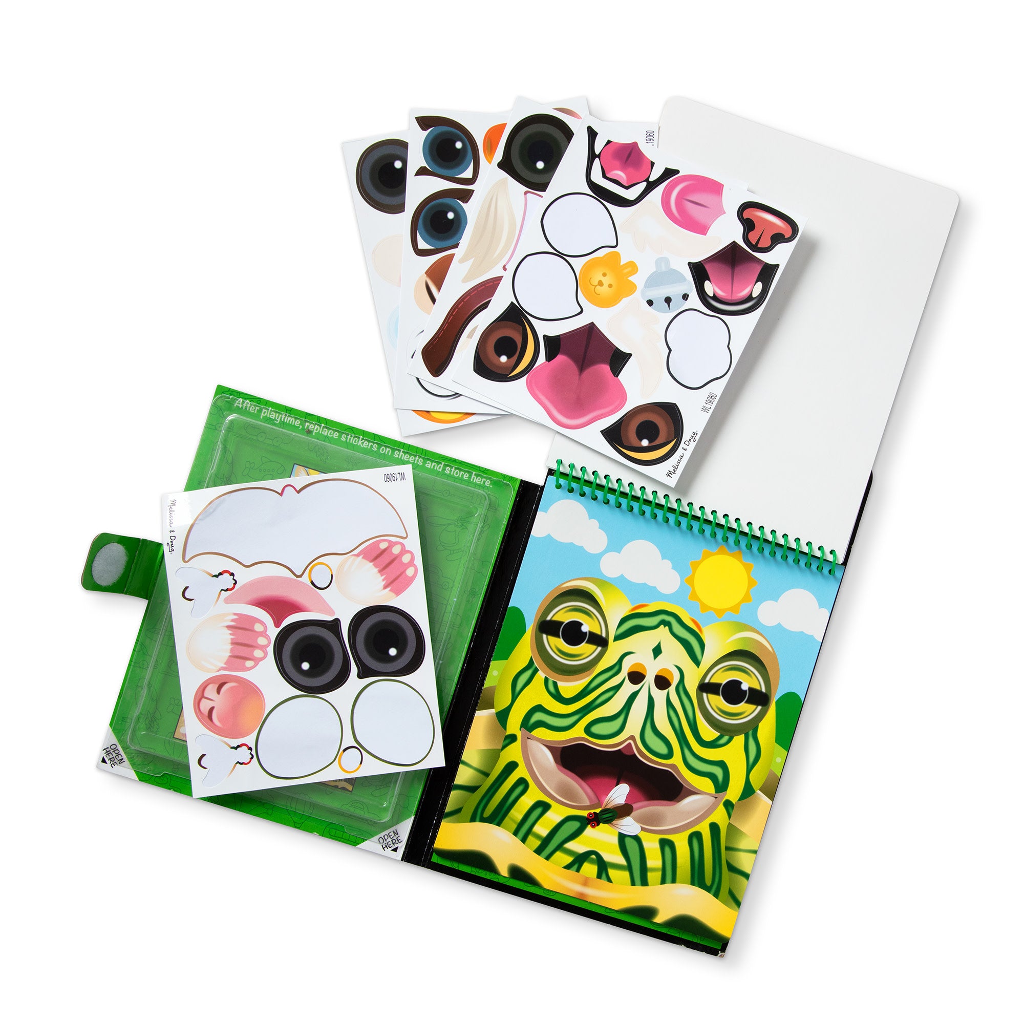 Make-a-Face – Pets Reusable Sticker Pad – On the Go Travel Activity
