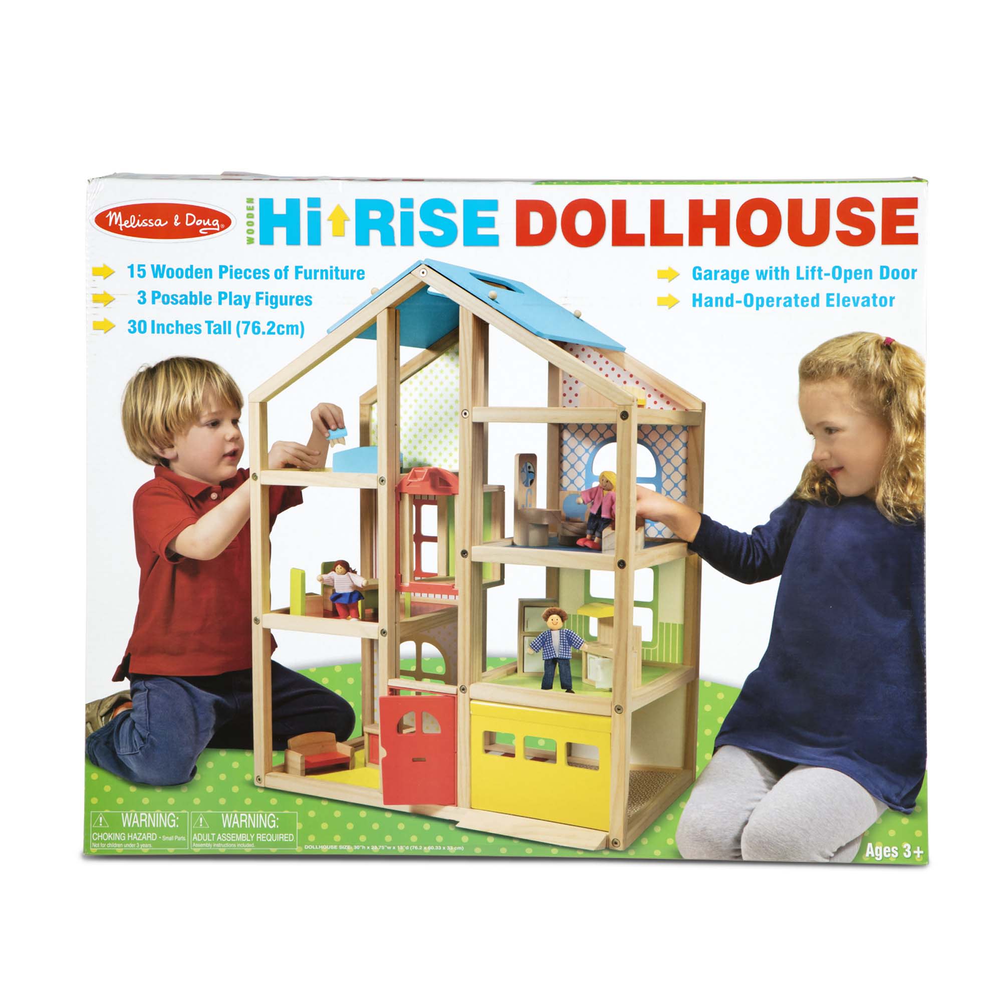 Wooden Hi-Rise Dollhouse - Image 3