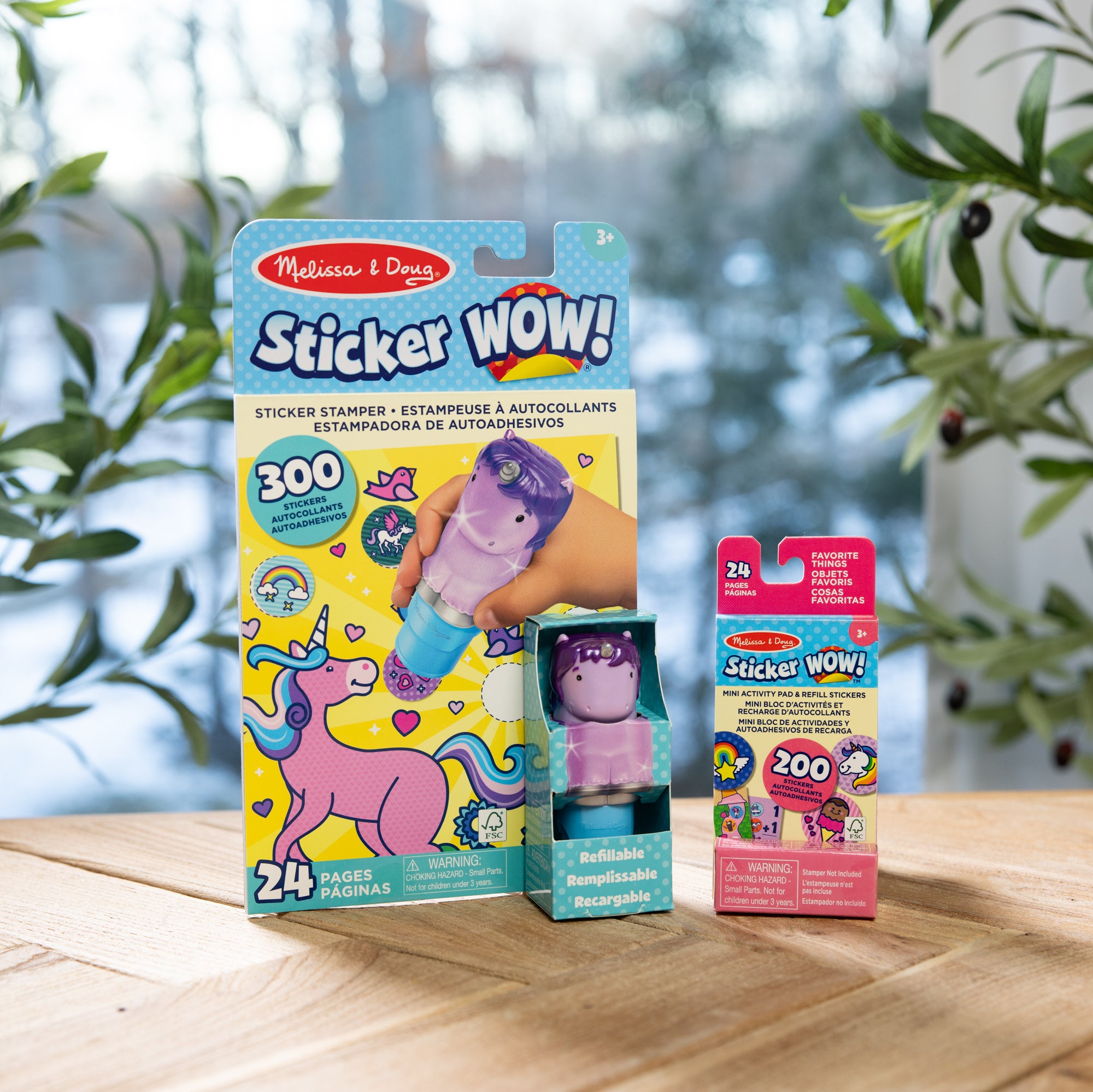 Sticker WOW!™ Purple Unicorn Bundle: Activity Pad & Sticker Stamper + Mini Activity Pad and 200 Refill Stickers - Image 9