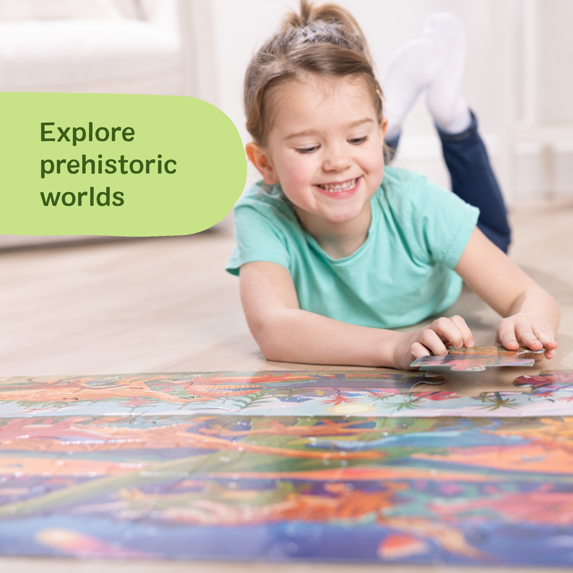 Dinosaur Floor Puzzle - 48 Pieces - Image 5