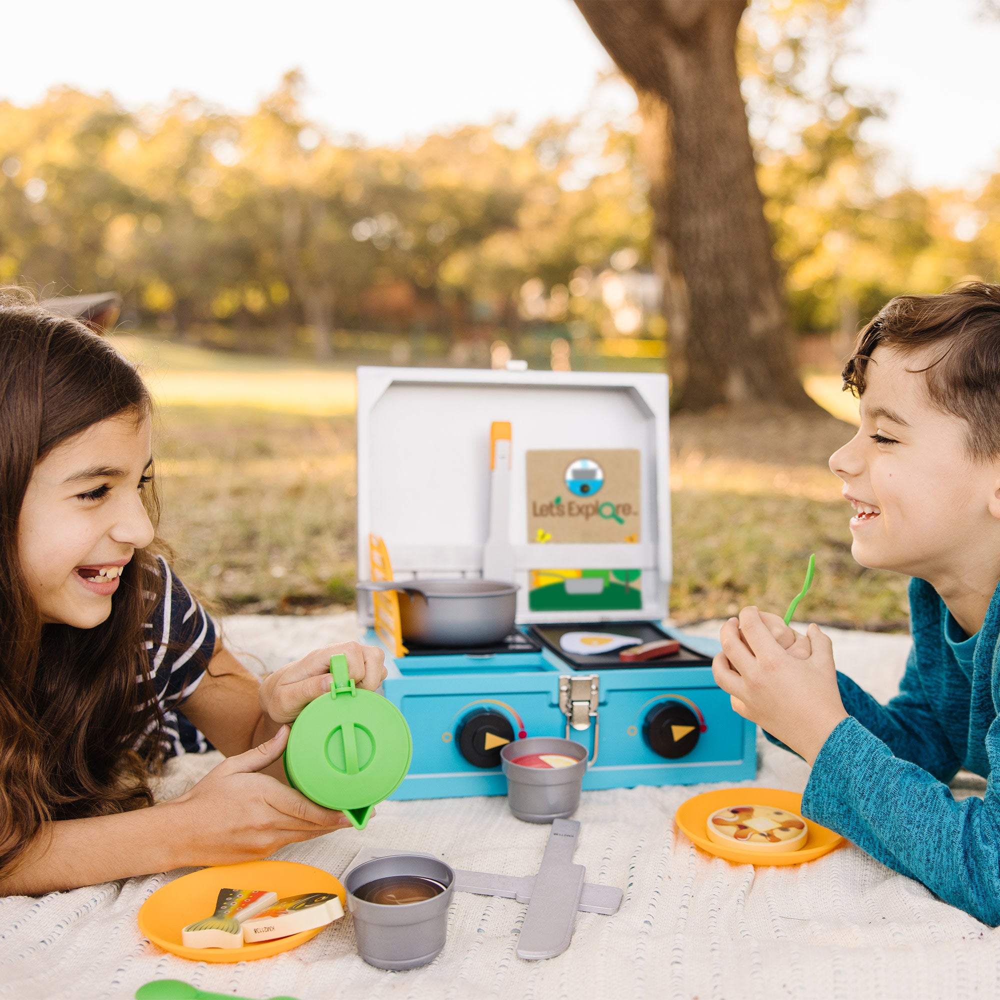 Let's Explore Camp Stove Play Set - Image 2