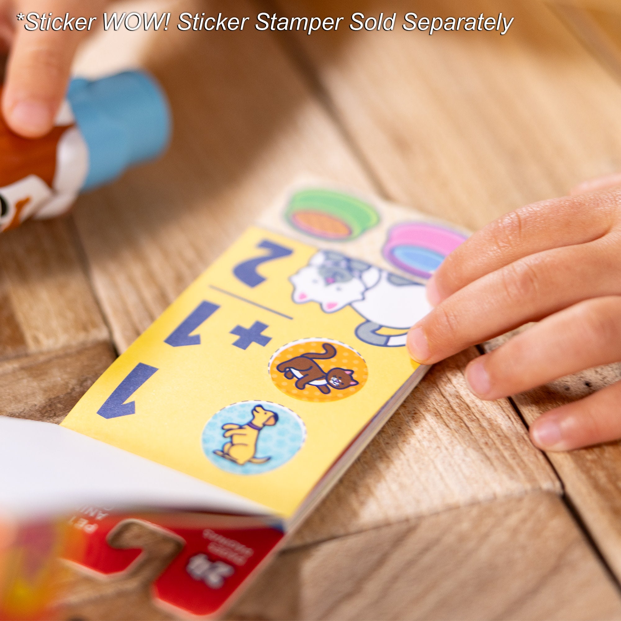 Sticker WOW!™ Mini Activity Pad and Refill Stickers 4-Pack (Dinosaur. Pets. Favorite Things. Surprise Pack 1) - Stamper Not Included - Image 4