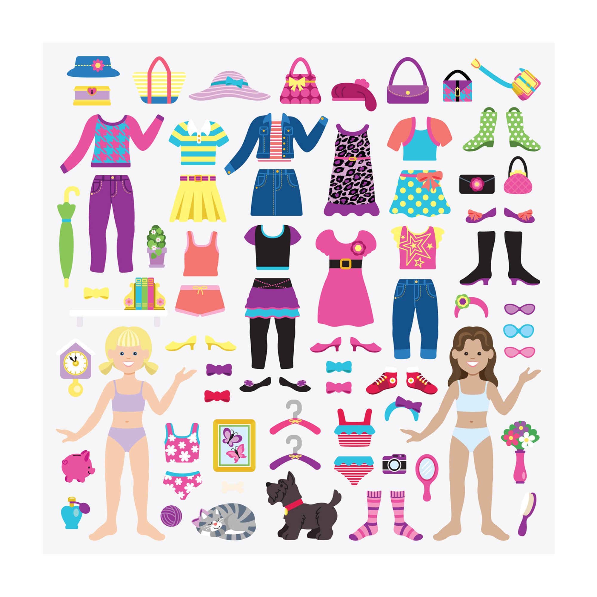 Puffy Sticker Activity Book - Dress-Up - Image 10