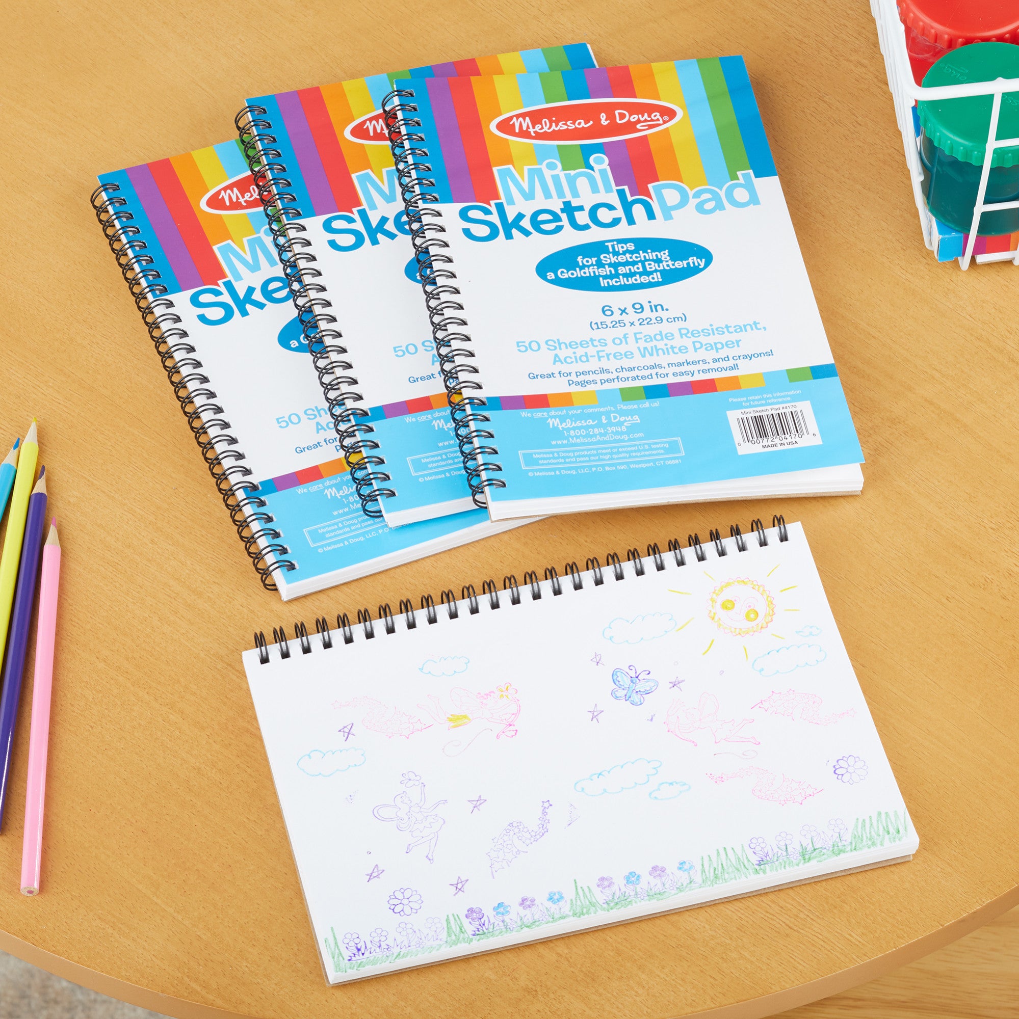 Mini Sketch Pad 4-Pack - Image 9