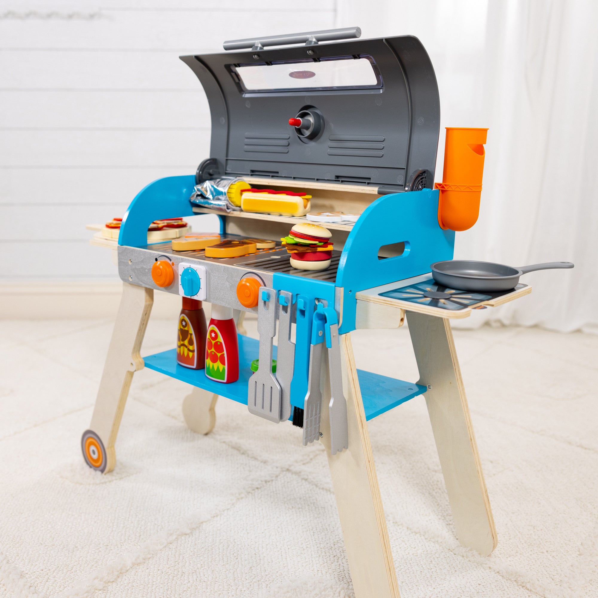 Deluxe Grill & Pizza Oven Play Set - Image 9