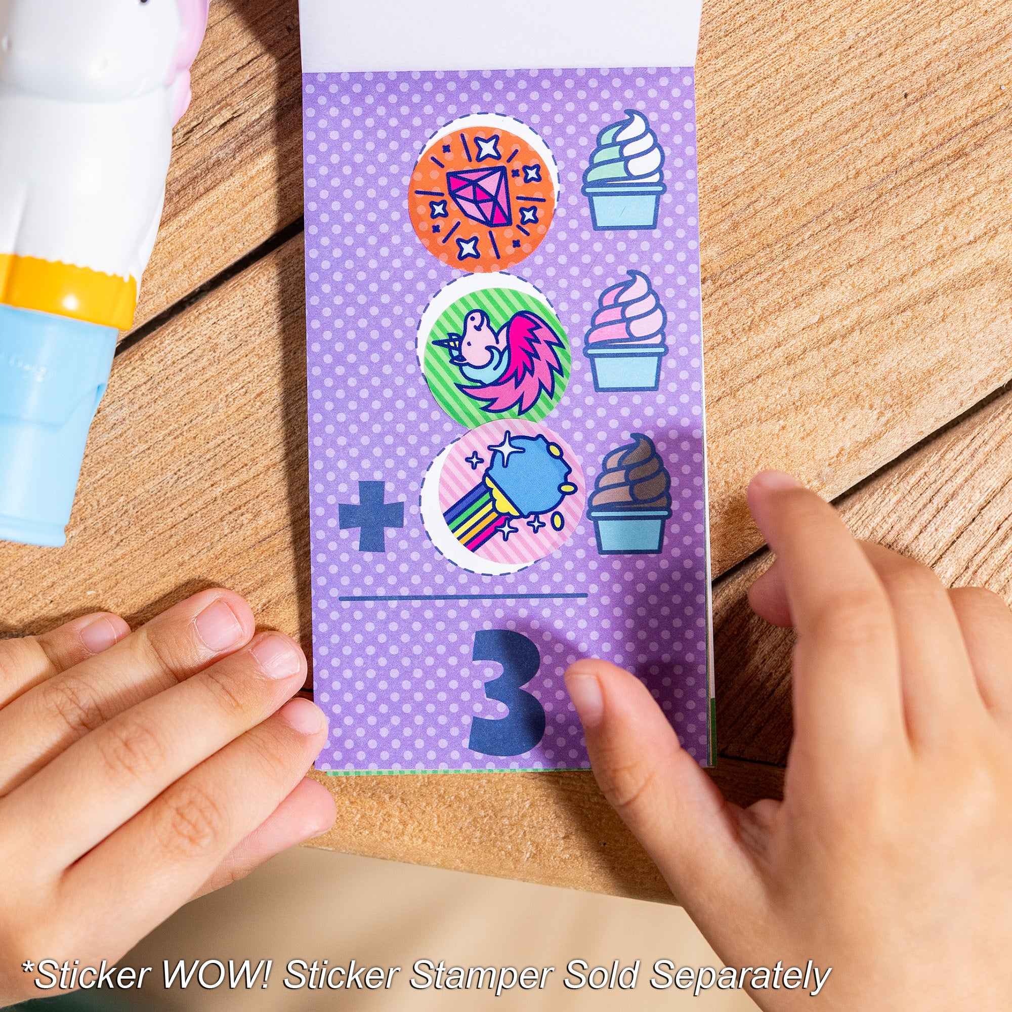 Sticker WOW!™ Mini Activity Pad and Refill Stickers 4-Pack (Dinosaur. Pets. Favorite Things. Surprise Pack 1) - Stamper Not Included - Image 7