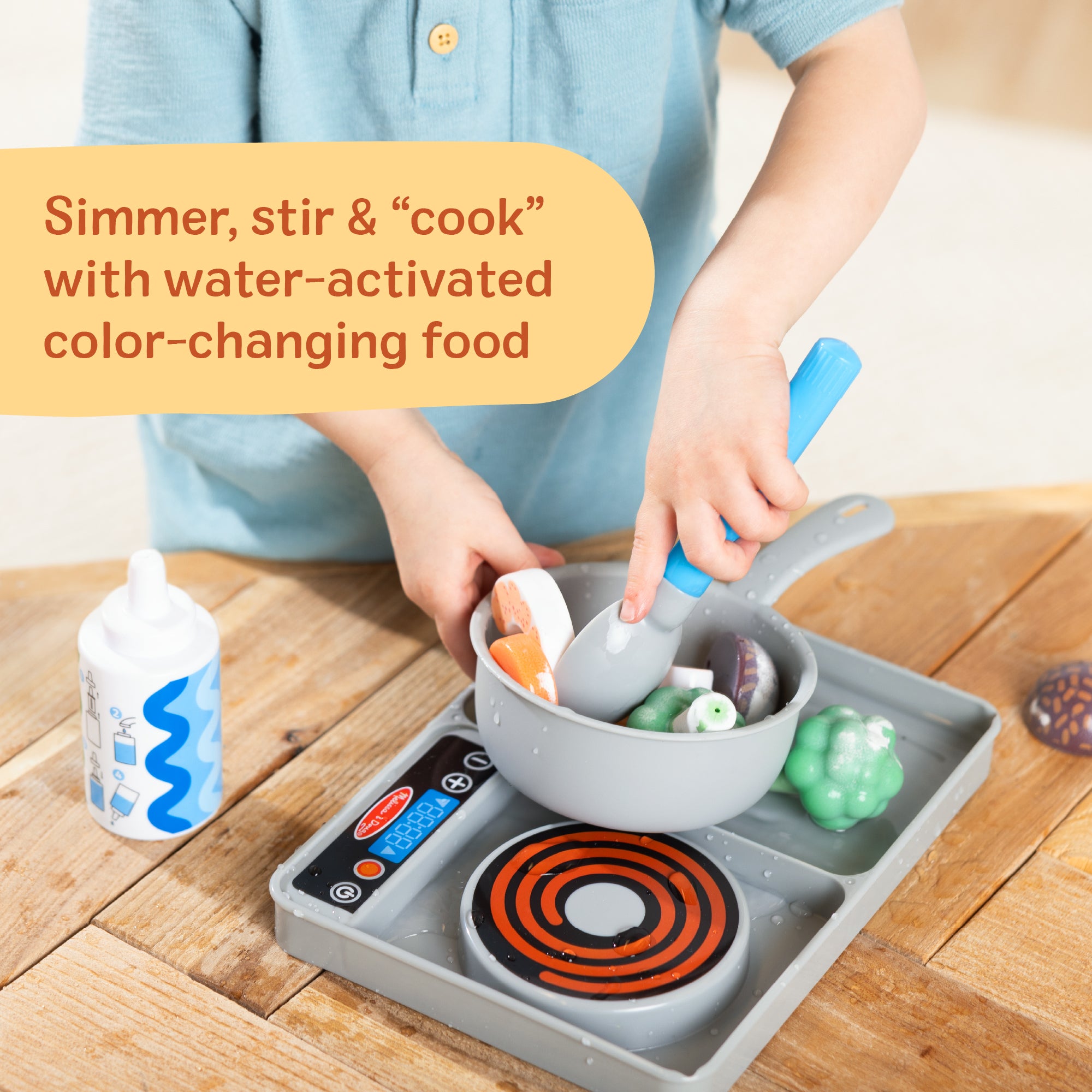 Simmer & Stir Stovetop Play Set with Color Changing Water WOW! - Image 5