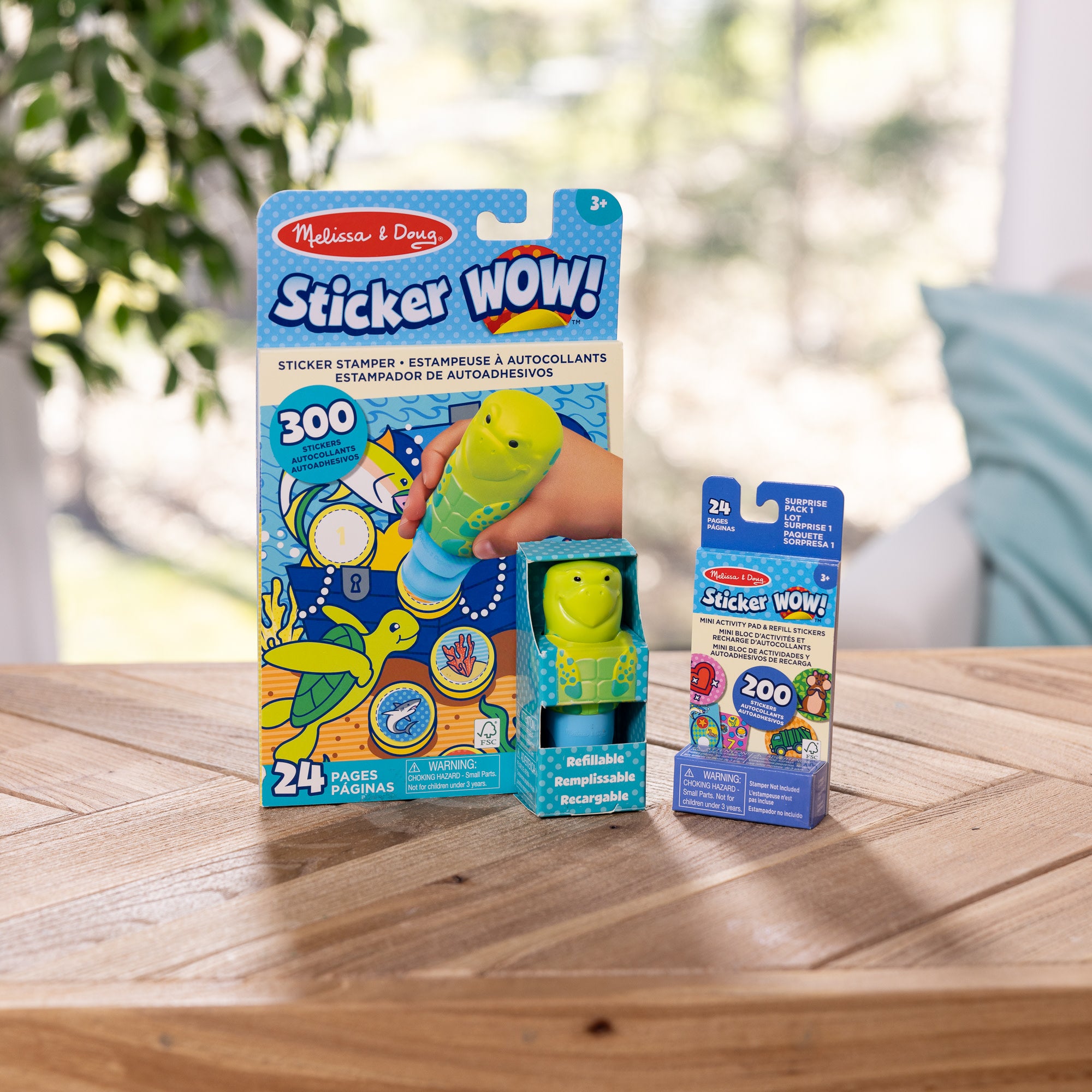 Sticker WOW!™ Sea Turtle Bundle: Activity Pad & Sticker Stamper + Mini Activity Pad and 200 Refill Stickers - Image 9