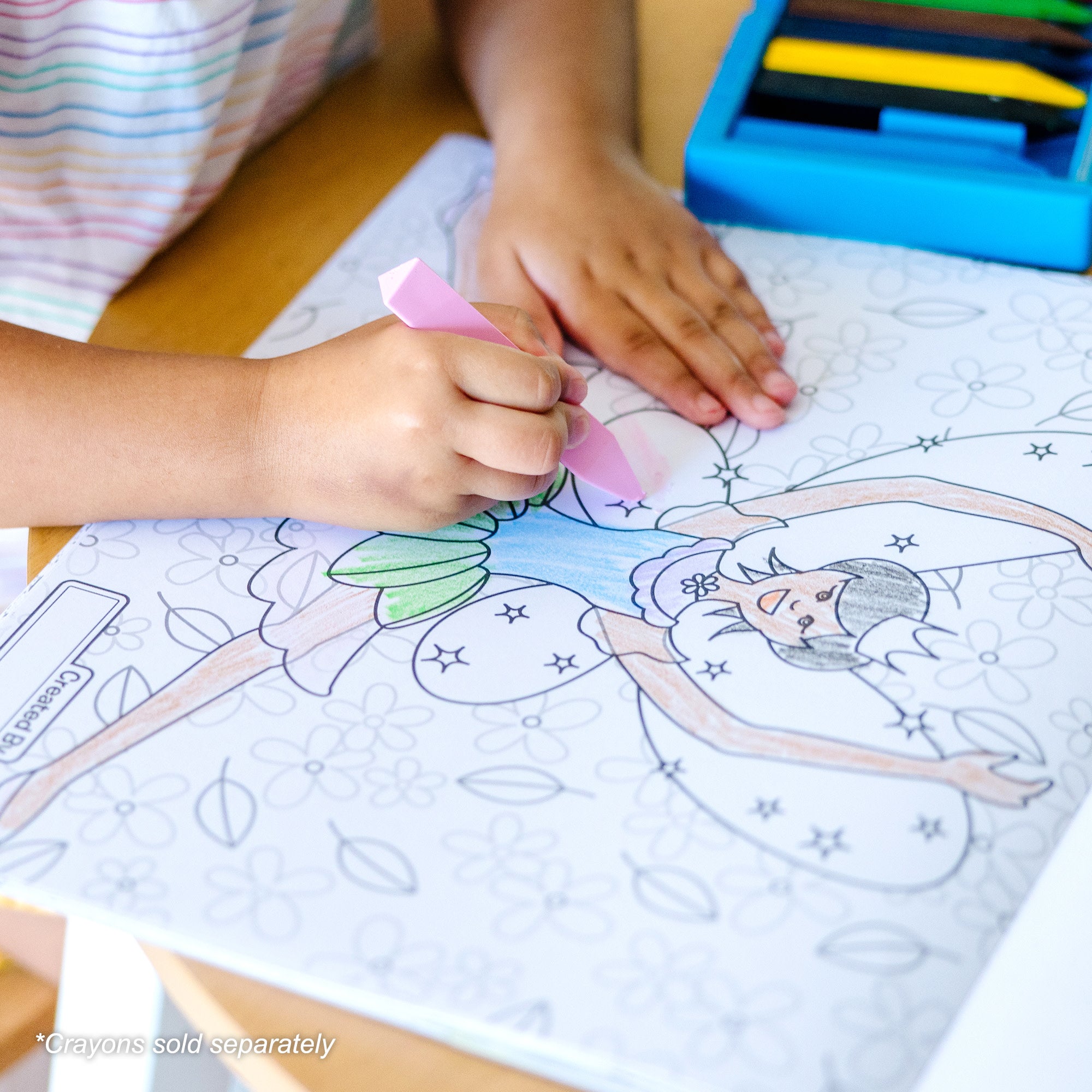 Jumbo Coloring Pad - Princess & Fairy - Image 9
